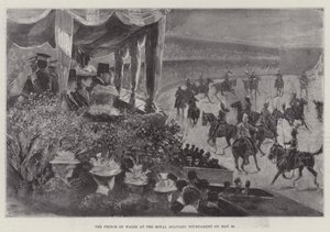 De Prins van Wales bij het Koninklijk Militair Toernooi op 29 mei door Henry Charles Seppings Wright